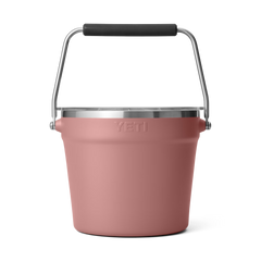 Rambler Beverage Bucket in Sandstone Pink.