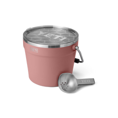 Rambler Beverage Bucket in Sandstone Pink.