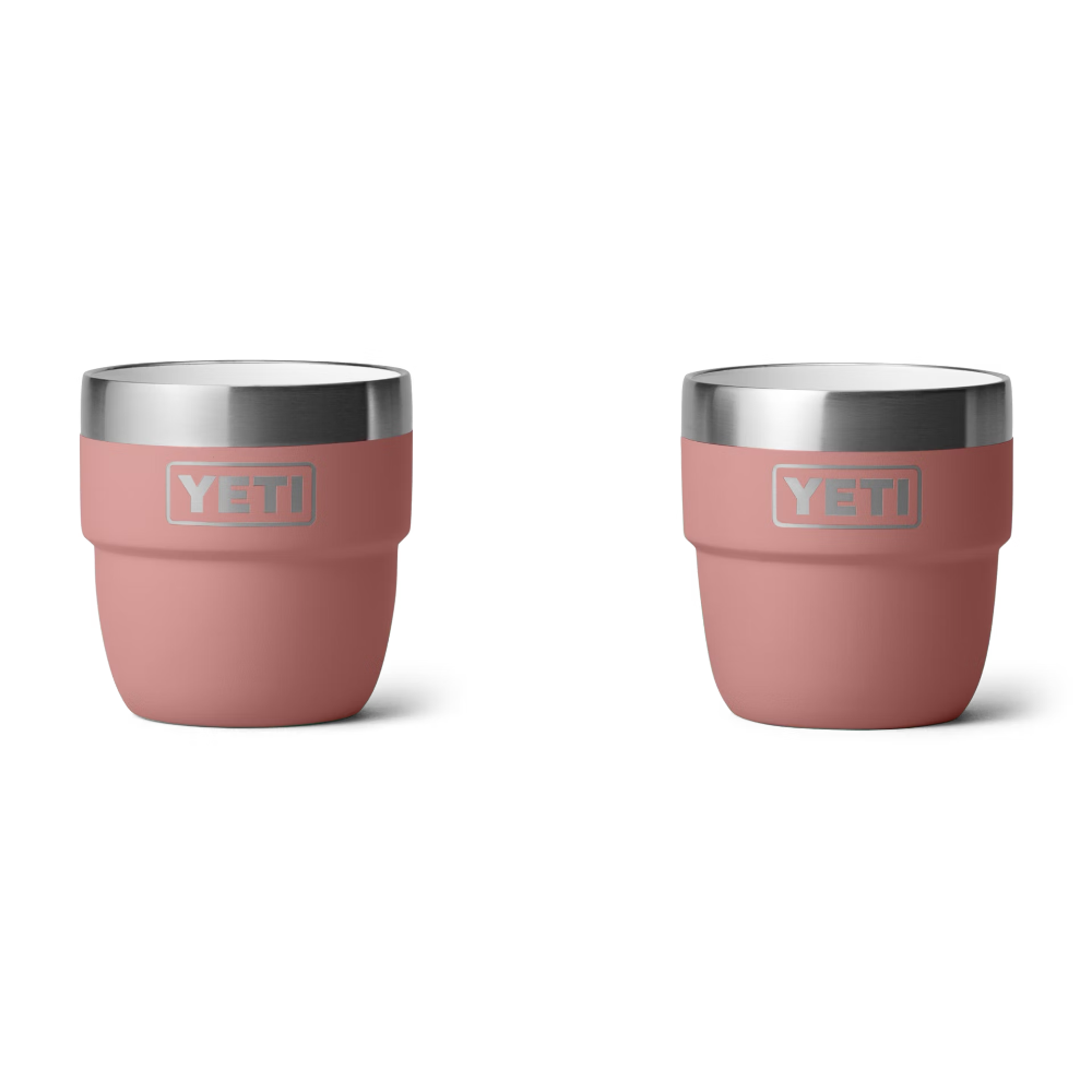 Rambler 4 oz Cups (2 Pack) in color Sandstone Pink.