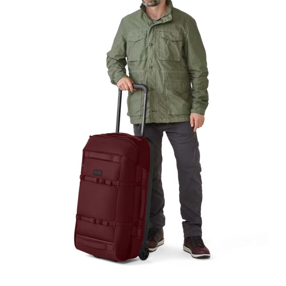 YETI Crossroads Wheeled Luggage 29" - Wild Vine Red.