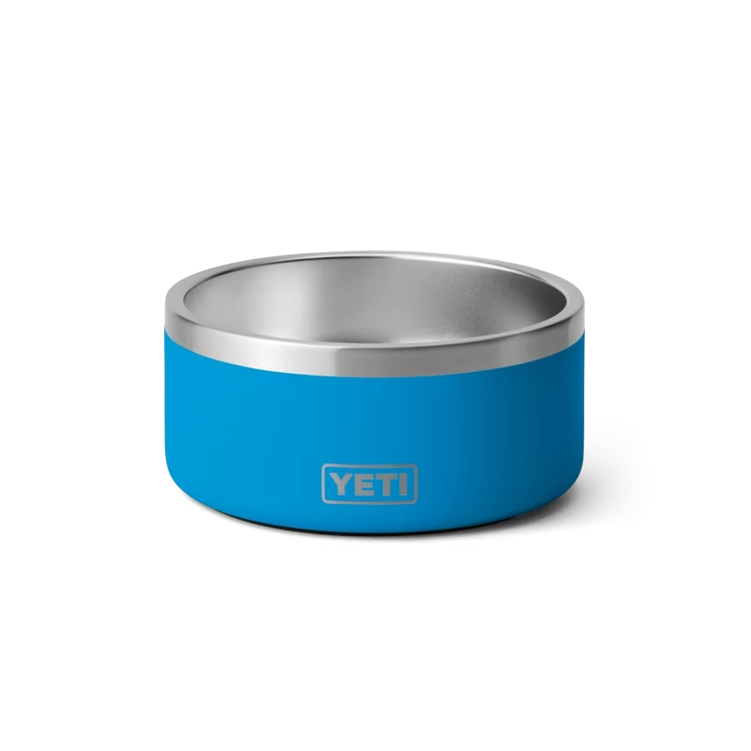 YETI Boomer 4 Dog Bowl in Big Wave Blue.