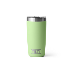 Rambler 10 oz Tumbler with Magslider Lid in Key Lime.