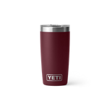 Rambler 10 oz Tumbler with Magslider Lid in Wild Vine Red.