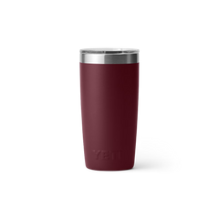 Rambler 10 oz Tumbler with Magslider Lid in Wild Vine Red.