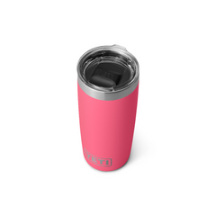 YETI Rambler 10 oz Tumbler with Magslider Lid in color Tropical Pink