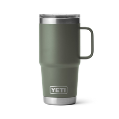YETI Rambler 20 oz Travel Mug With Magslider Lid in the color Camp Green.