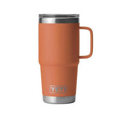 YETI Rambler 20 oz Travel Mug With Magslider Lid in the color High Desert Clay.