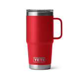 YETI Rambler 20 oz Travel Mug With Magslider Lid in the color Rescue Red.