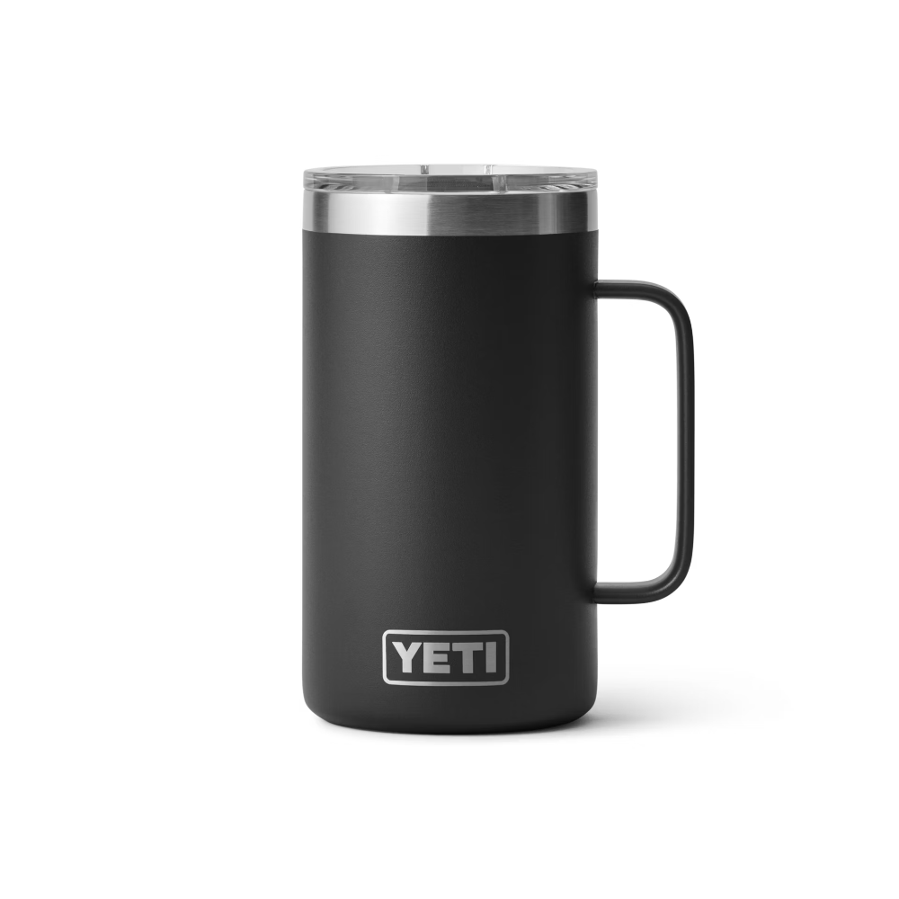 YETI Rambler 24 oz Mug With Magslider™ Lid in color Black.