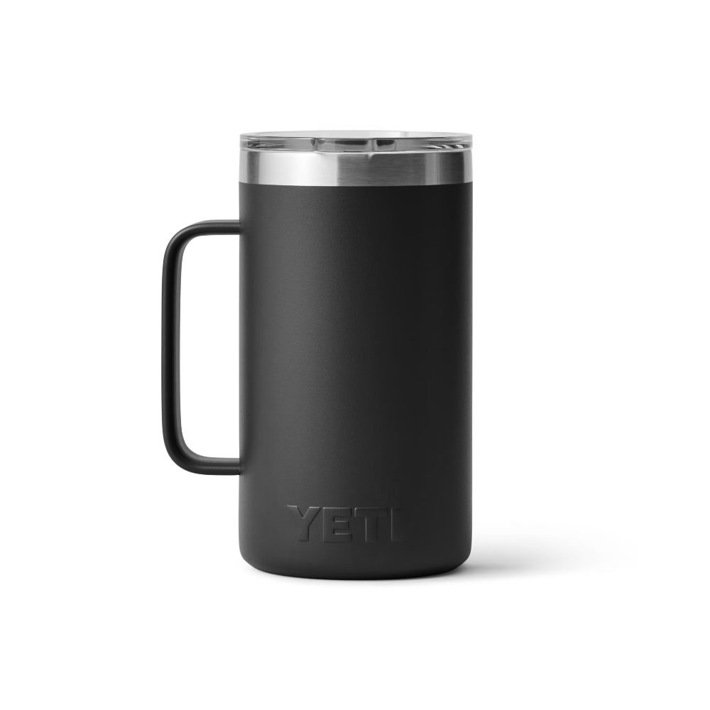 YETI Rambler 24 oz Mug With Magslider™ Lid in color Black.