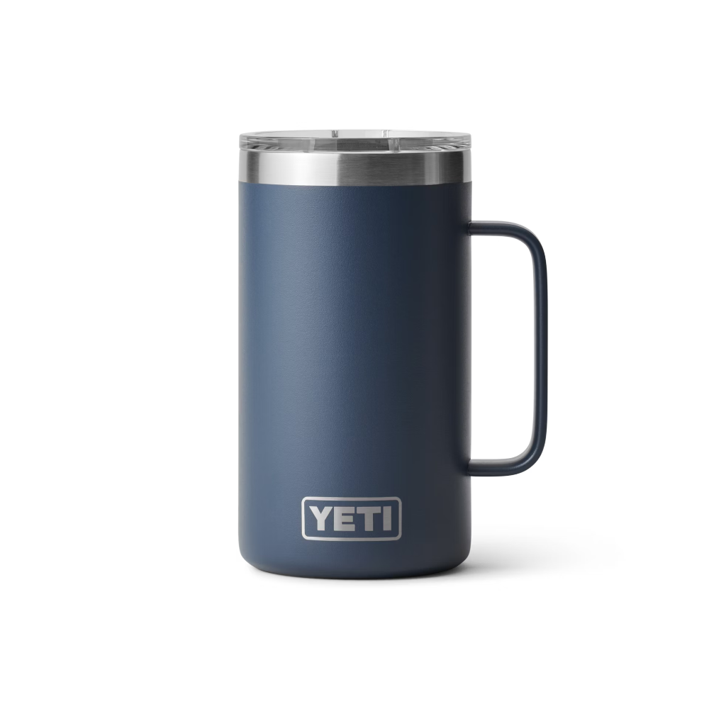 YETI Rambler 24 oz Mug With Magslider™ Lid in color Navy.