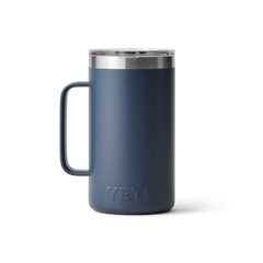 YETI Rambler 24 oz Mug With Magslider™ Lid in color Navy.