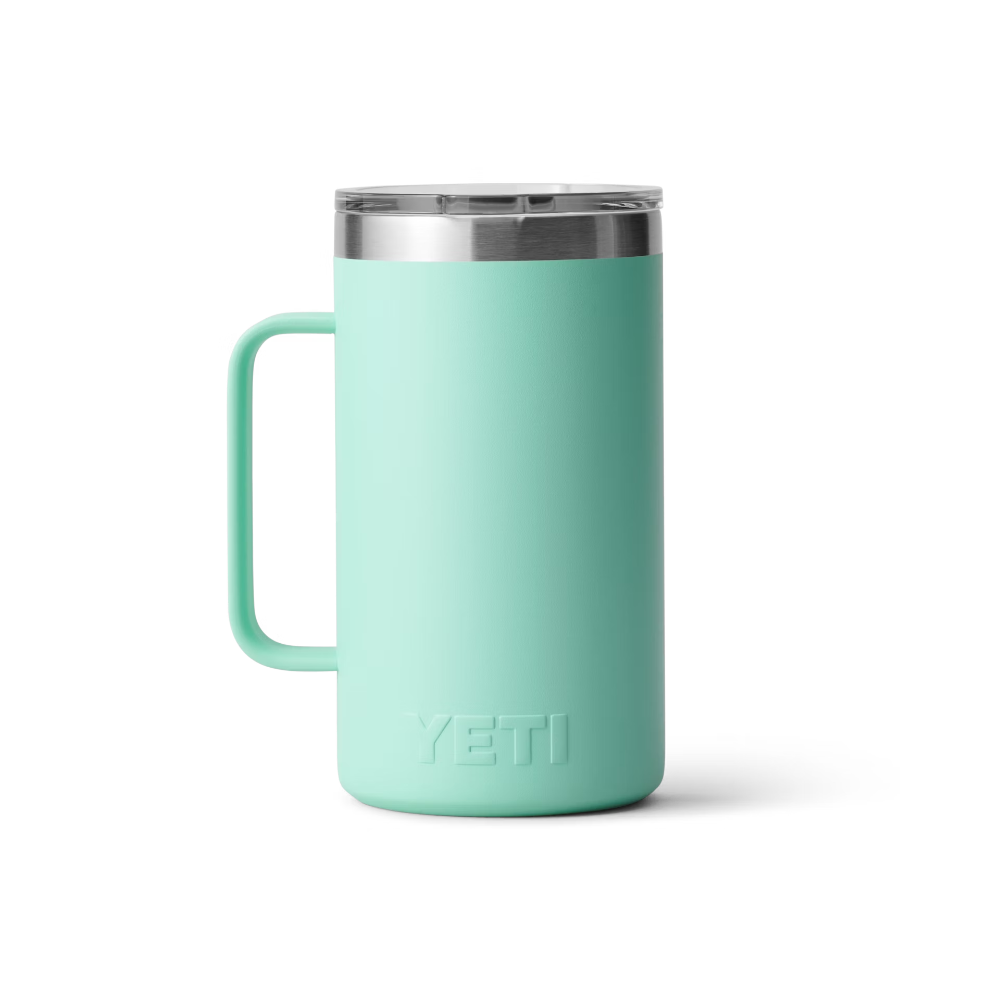 YETI Rambler 24 oz Mug With Magslider™ Lid in color Seafoam.