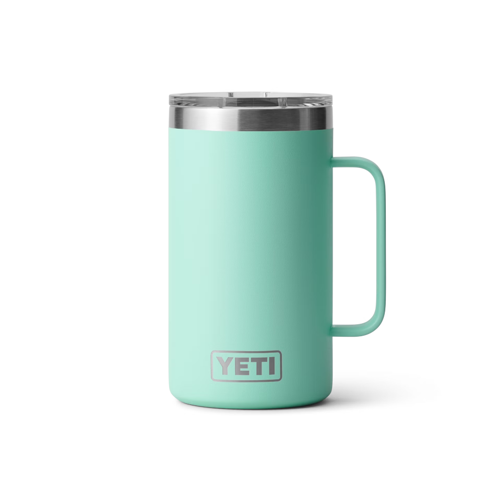 YETI Rambler 24 oz Mug With Magslider™ Lid in color Seafoam.