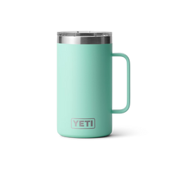 YETI Rambler 24 oz Mug With Magslider™ Lid in color Seafoam.