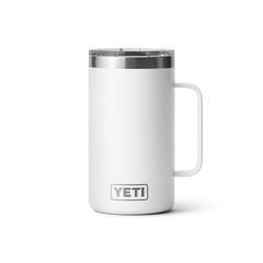 YETI Rambler 24 oz Mug With Magslider™ Lid in color White.