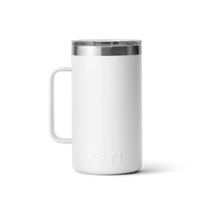 YETI Rambler 24 oz Mug With Magslider™ Lid in color White.