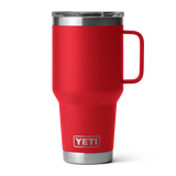 YETI Rambler 30 oz Travel Mug With Stronghold™ Lid in color Rescue Red.