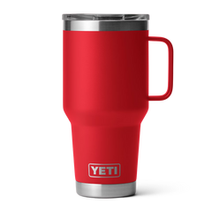 YETI Rambler 30 oz Travel Mug With Stronghold™ Lid in color Rescue Red.