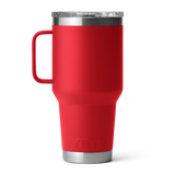 YETI Rambler 30 oz Travel Mug With Stronghold™ Lid in color Rescue Red.