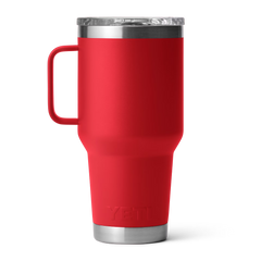 YETI Rambler 30 oz Travel Mug With Stronghold™ Lid in color Rescue Red.