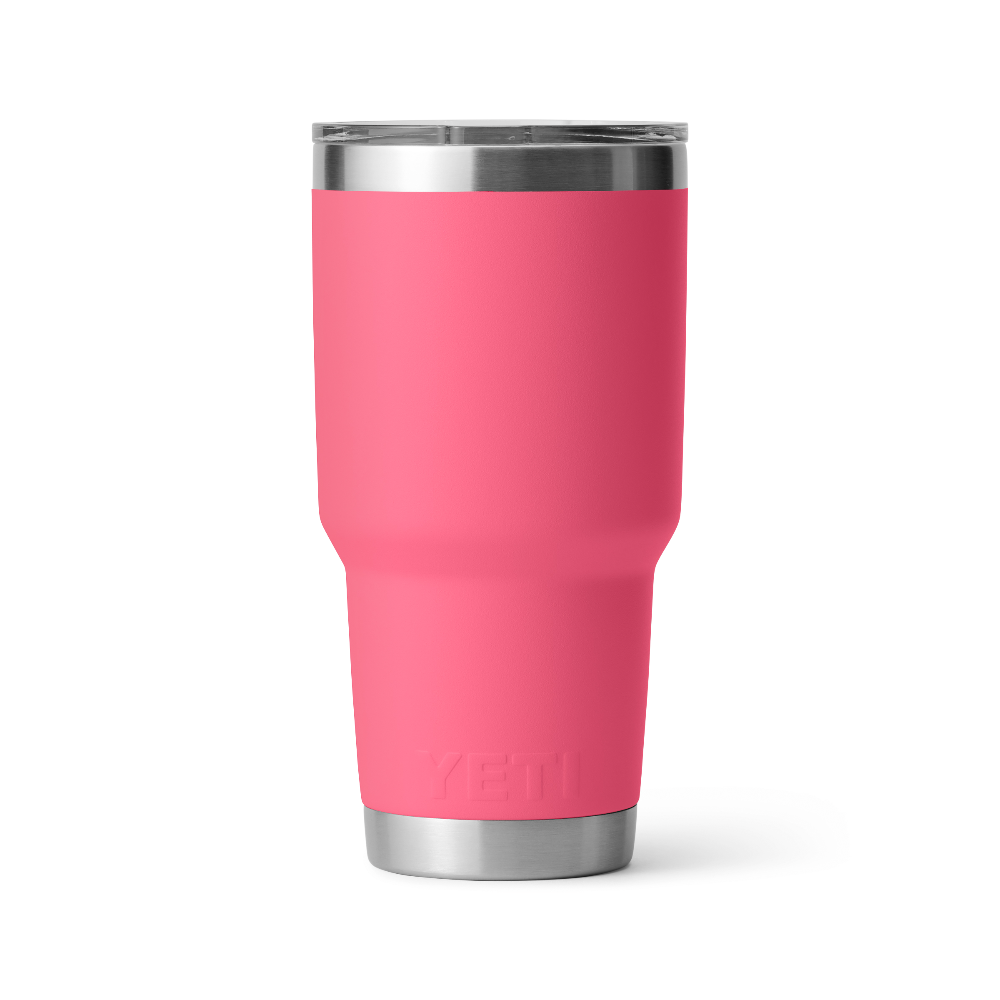 YETI Rambler 30 oz Tumbler with Magslider™ Lid in color Tropical Pink.