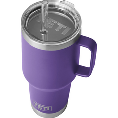 YETI Rambler 35 oz Mug With Straw Lid in color Peak Purple.