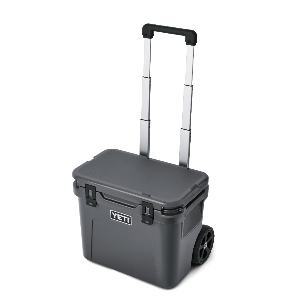 YETI Roadie 32 Wheeled Cooler in Charcoal.