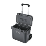 YETI Roadie 32 Wheeled Cooler in Charcoal.
