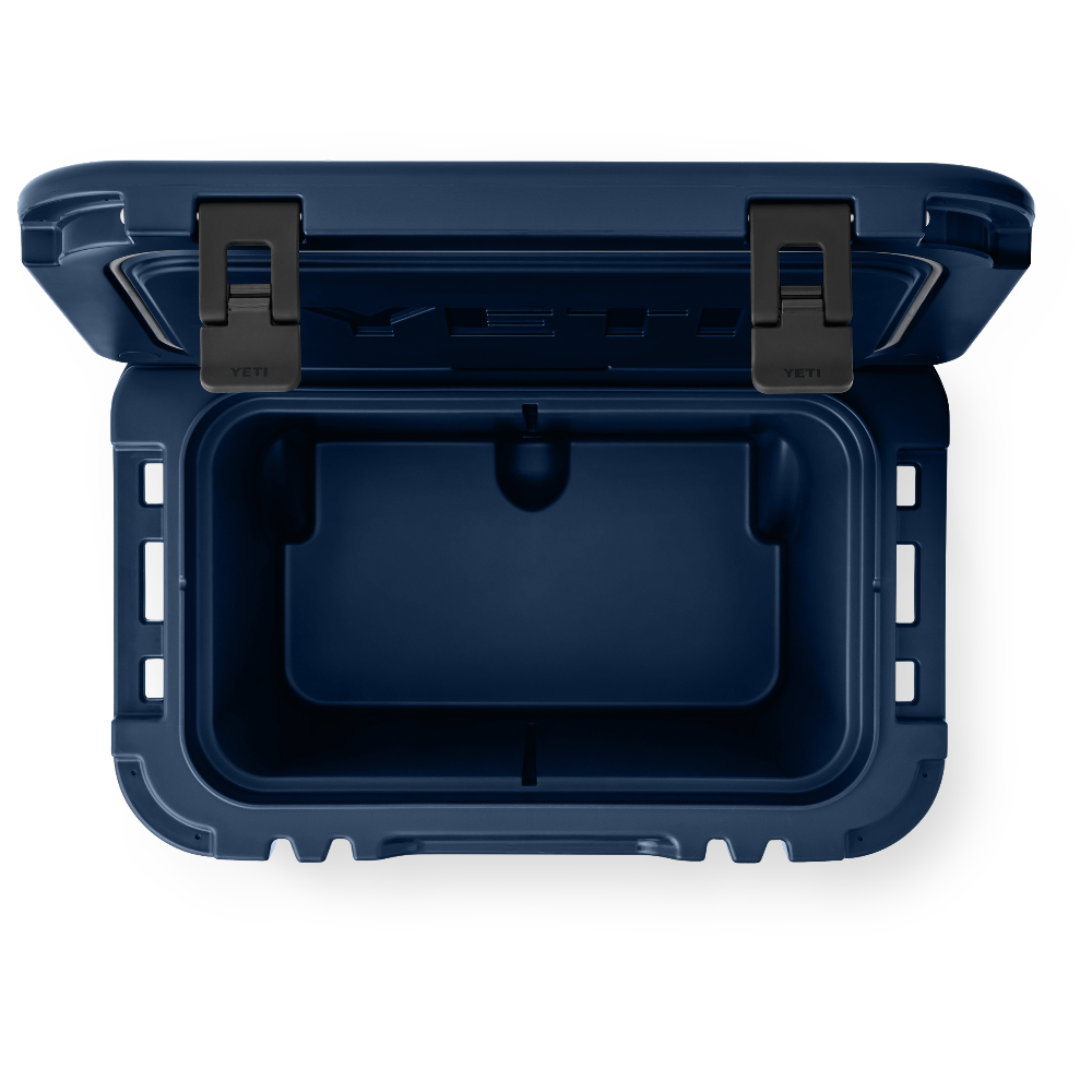 YETI Roadie 32 Wheeled Cooler in Navy.