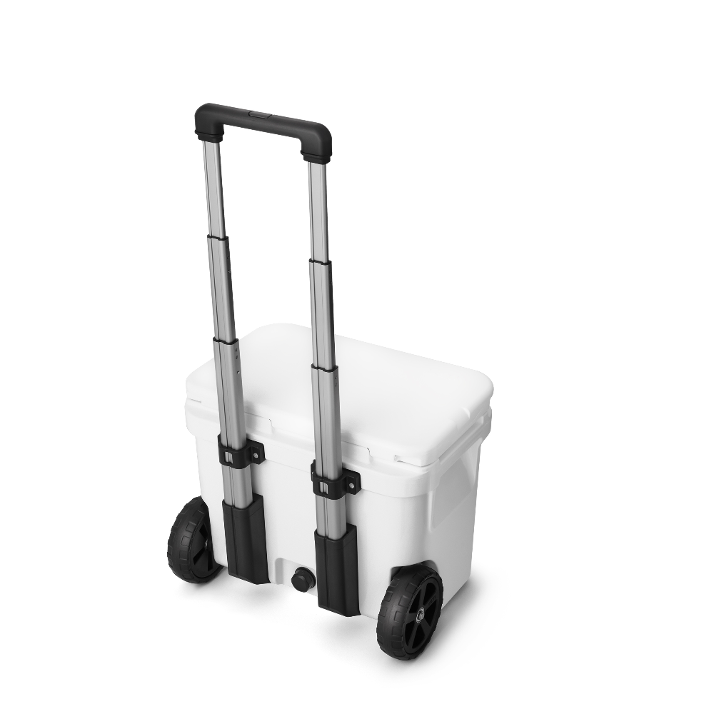 YETI Roadie 32 Wheeled Cooler in White.