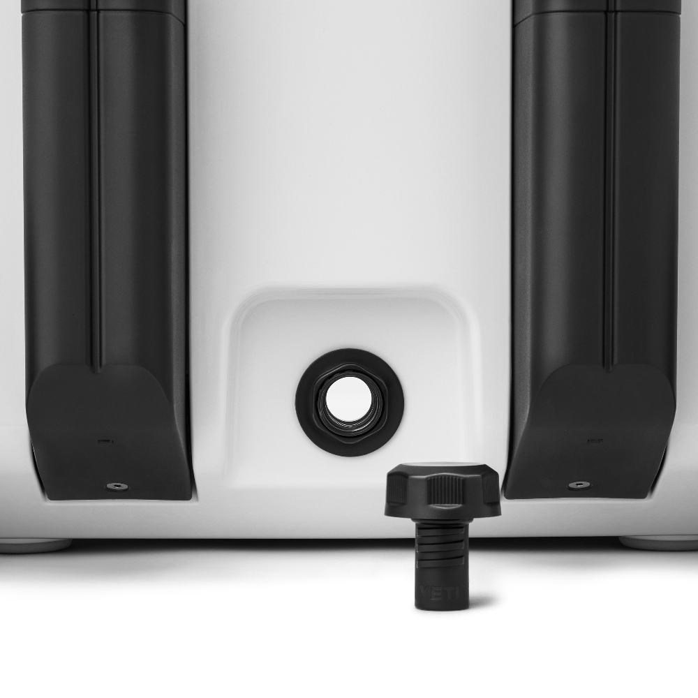 YETI Roadie 32 Wheeled Cooler in White.