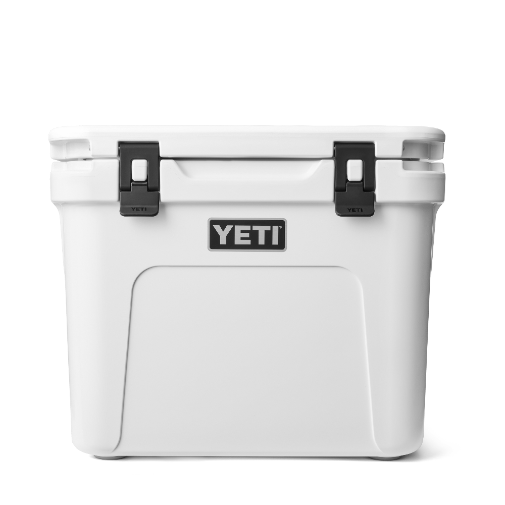 YETI Roadie 32 Wheeled Cooler in White.