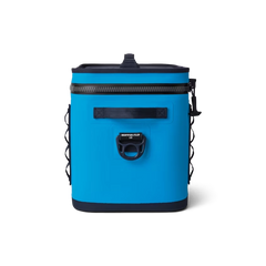 YETI Hopper Flip 18 Soft Cooler in Big Wave Blue and Navy.