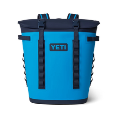 YETI M20 Backpack Soft Cooler in Big Wave Blue & Navy.