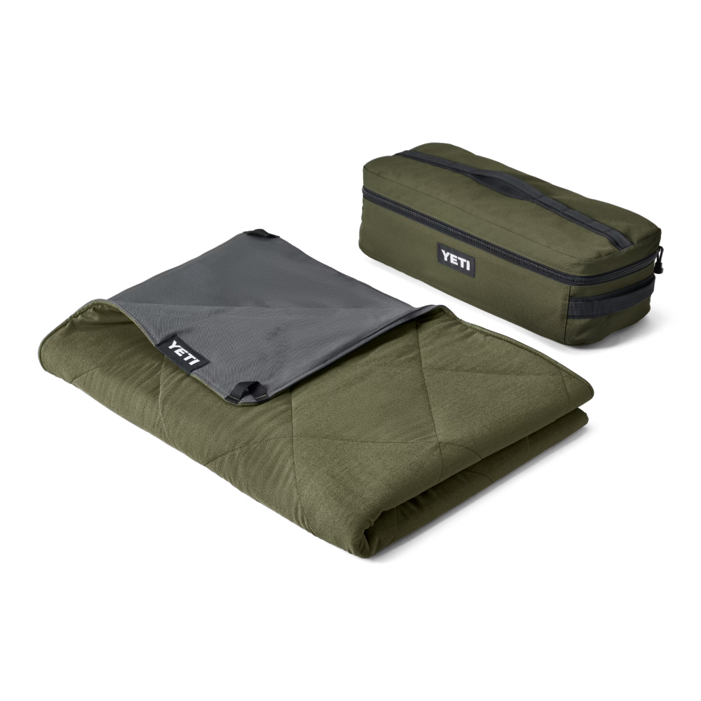 YETI Outdoors Lowlands Blanket in color Olive.