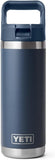 YETI Rambler 18oz Straw Bottle Navy