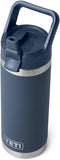 YETI Rambler 18oz Straw Bottle Navy