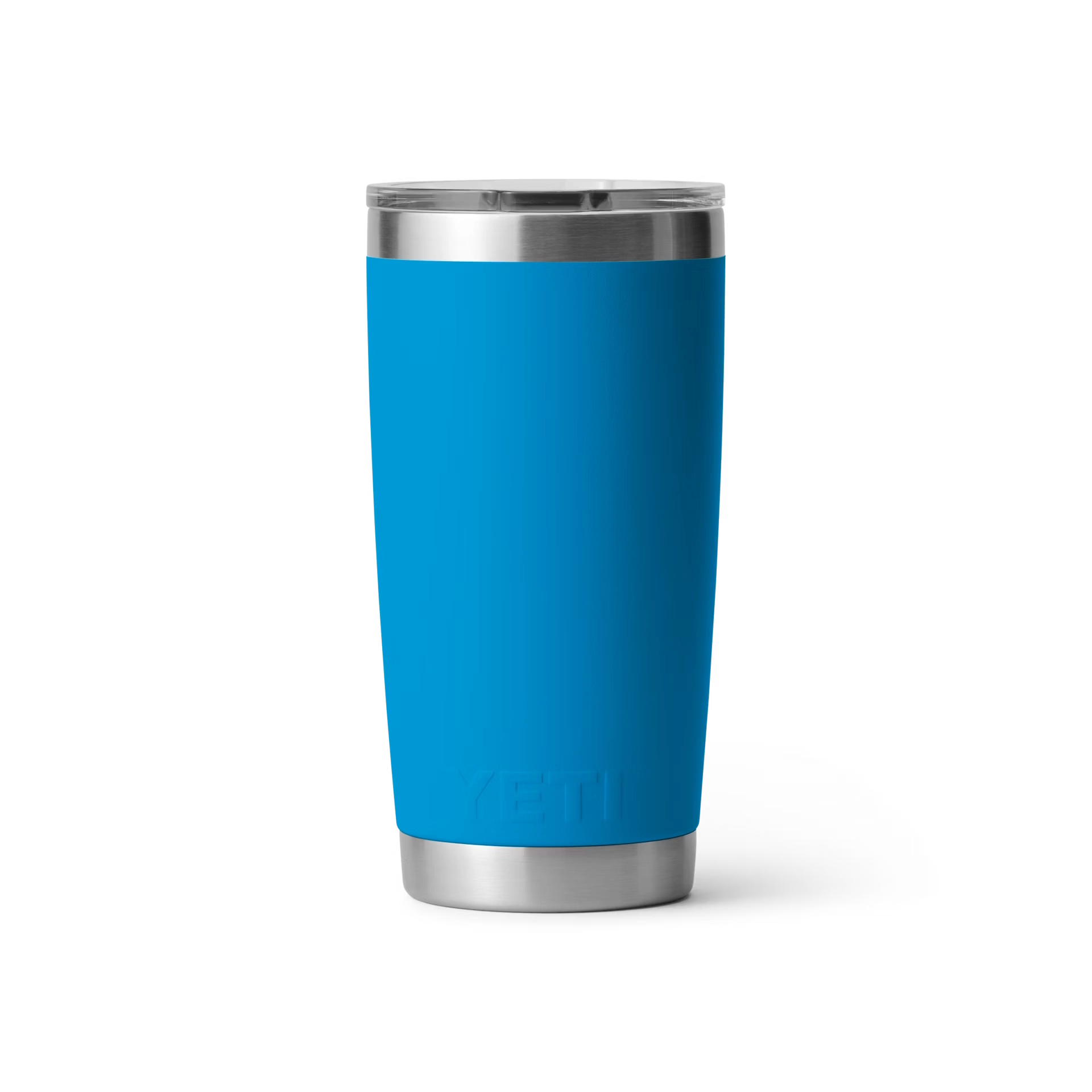 YETI Rambler 20 oz Tumbler With Magslider Lid in Big Wave Blue.