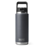 YETI Rambler 26 oz Straw Bottle Charcoal