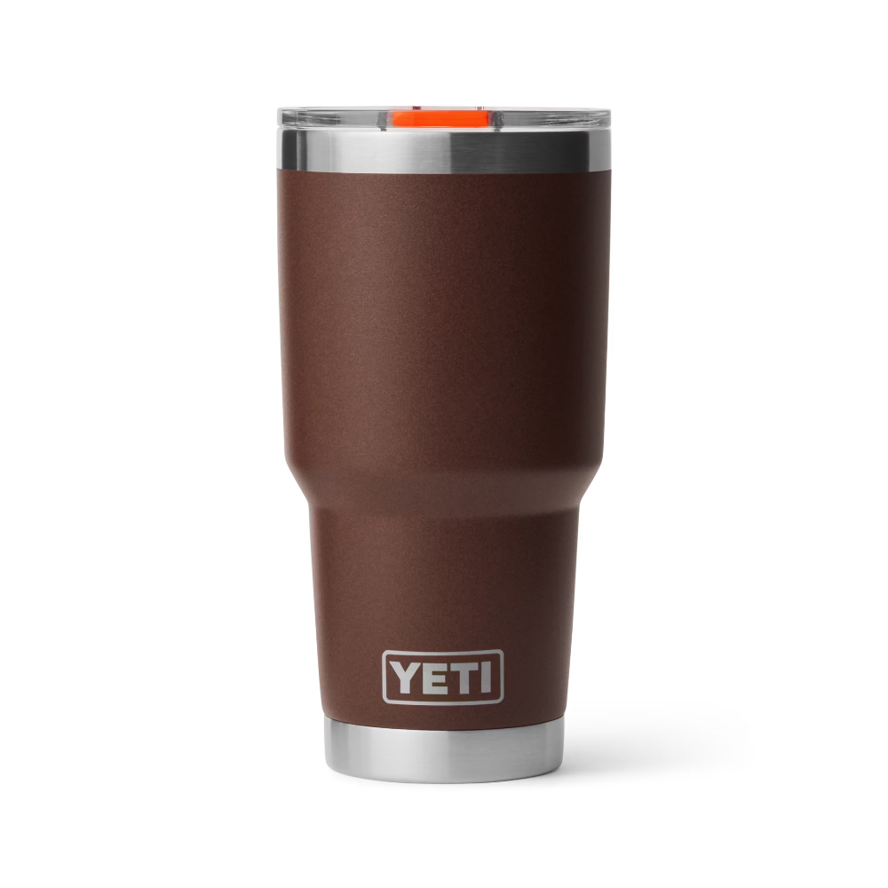 30 oz YETI tumbler in color Wetlands Brown.