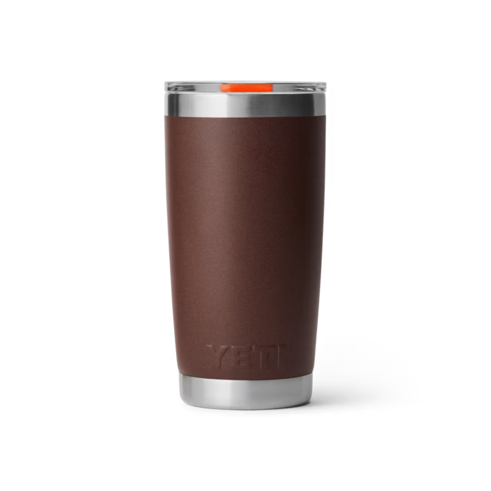 YETI wetlands brown 20 oz Rambler tumbler.