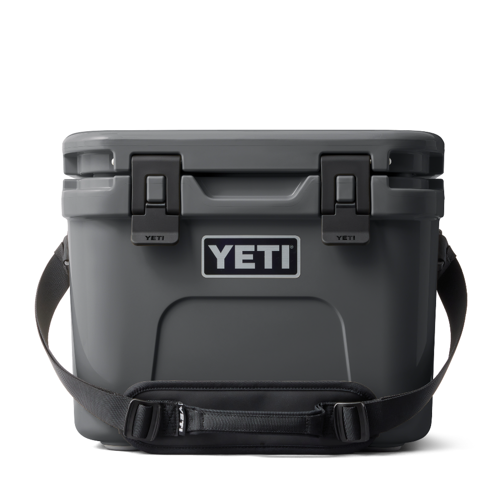 YETI Roadie 15 cooler in color Charcoal.