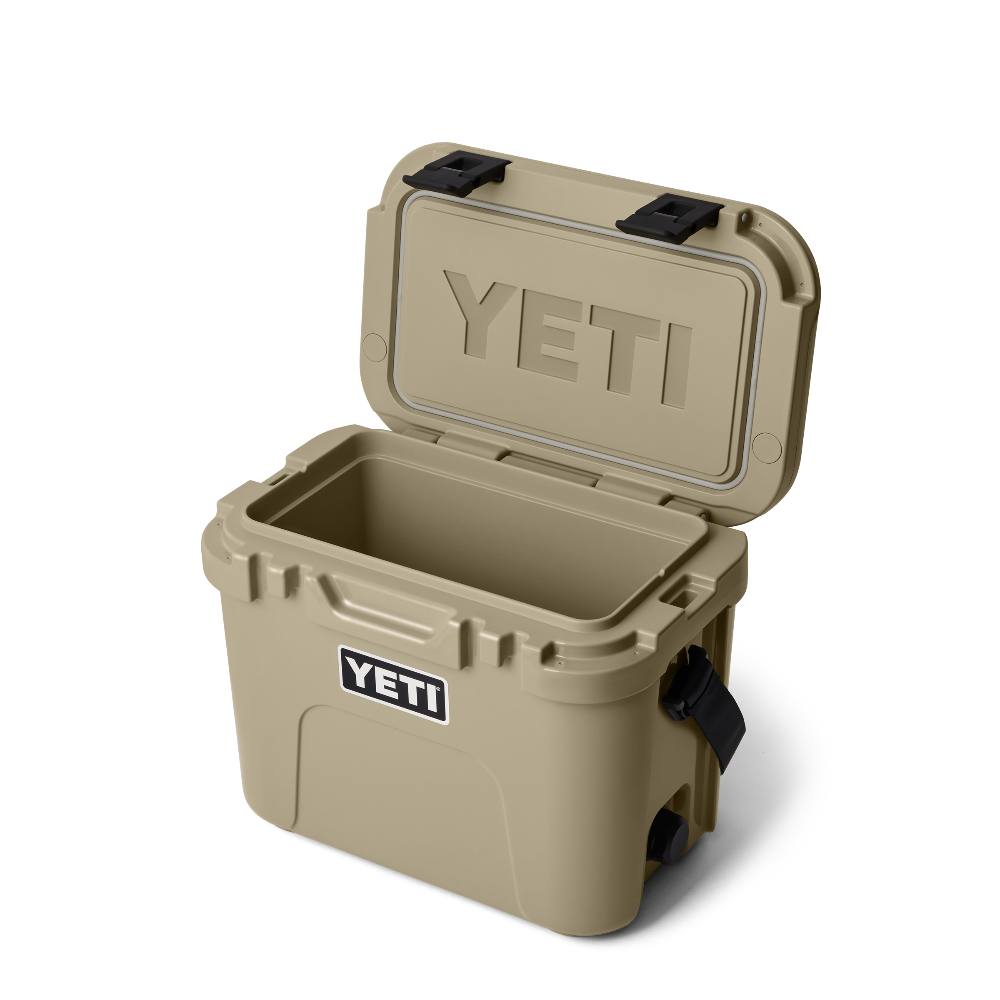 YETI Roadie 15 cooler in color Tan.