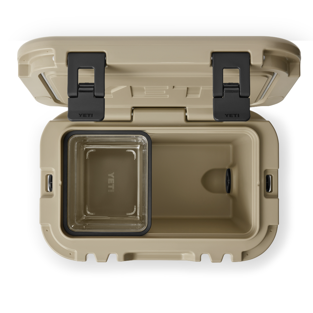 YETI Roadie 15 cooler in color Tan.