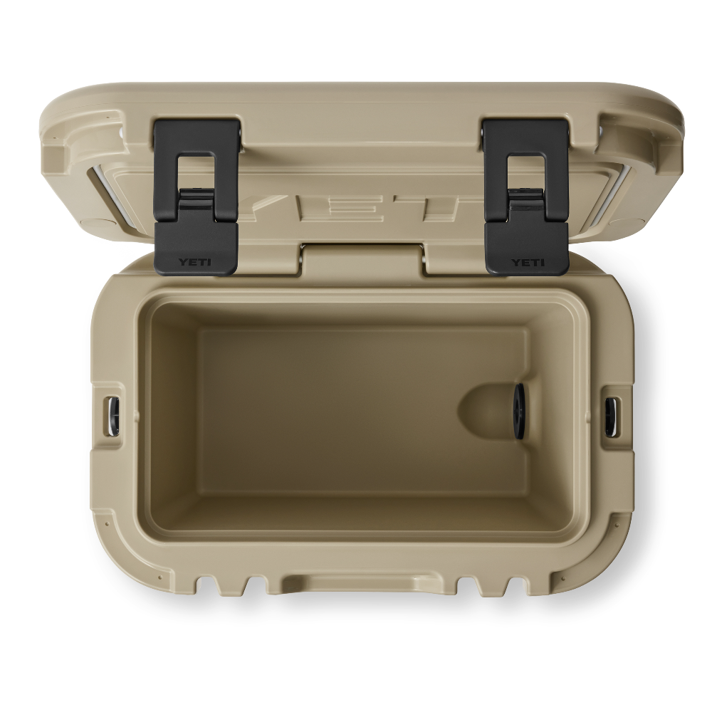 YETI Roadie 15 cooler in color Tan.