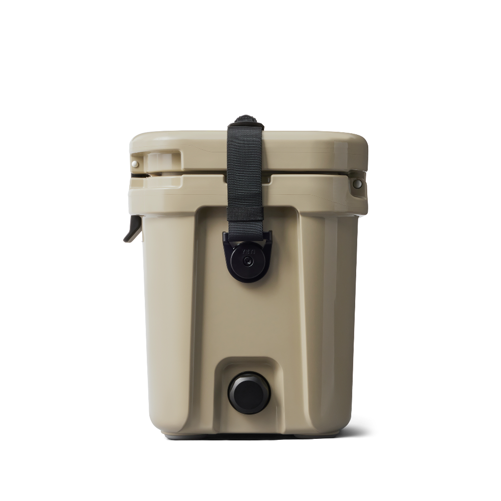 YETI Roadie 15 cooler in color Tan.