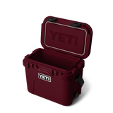 YETI Roadie 15 cooler in color Wild Vine Red.