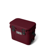 YETI Roadie 15 cooler in color Wild Vine Red.