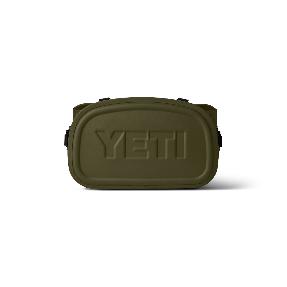 YETI Hopper Flip 18 Backpack Cooler in Olive.